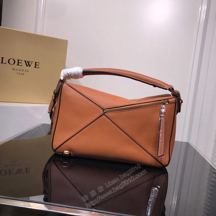 LOEWE女包 0153 專櫃同步 荔枝紋牛皮 羅意威單肩包 女手提包 明星同款  sl2021